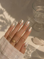 Load image into Gallery viewer, Zuve Beauty Ethereal Bloom Reusable Soft-Gel Press-On Nails Short Square 30-Pc