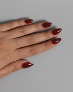 Load image into Gallery viewer, Zuve Beauty Unapologetic Red Reusable Soft-Gel Press-On Nails Medium Almond 15-Pc