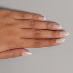 Load and play video in Gallery viewer, Zuve Beauty Cloud French Reusable Soft-Gel White French-Tip Press-On Nails Medium Almond 15-Pc
